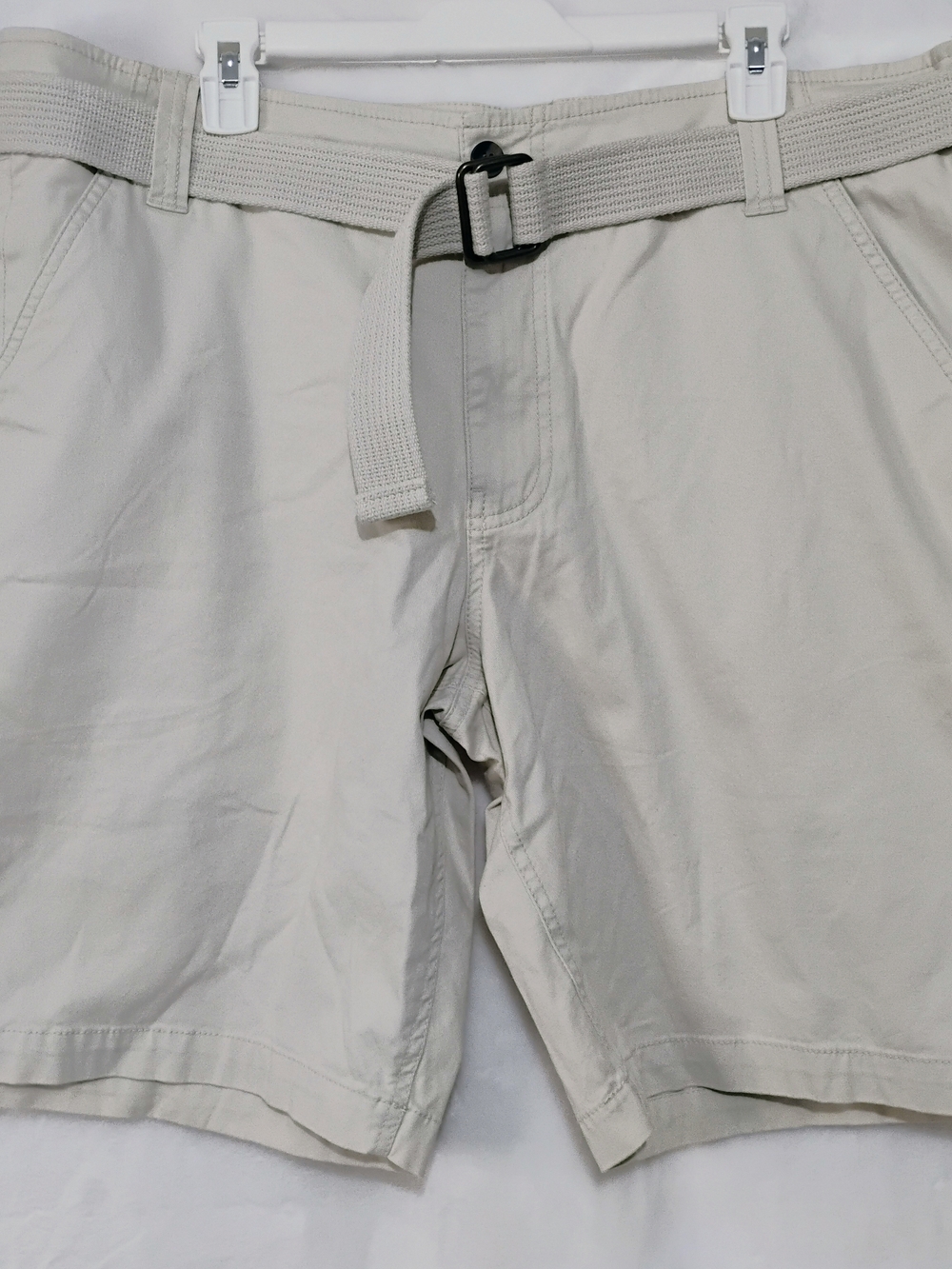 Massimo Supply Mens 40 Flat Front Shorts & Belt 10"‎ Inseam Stretch NEW T